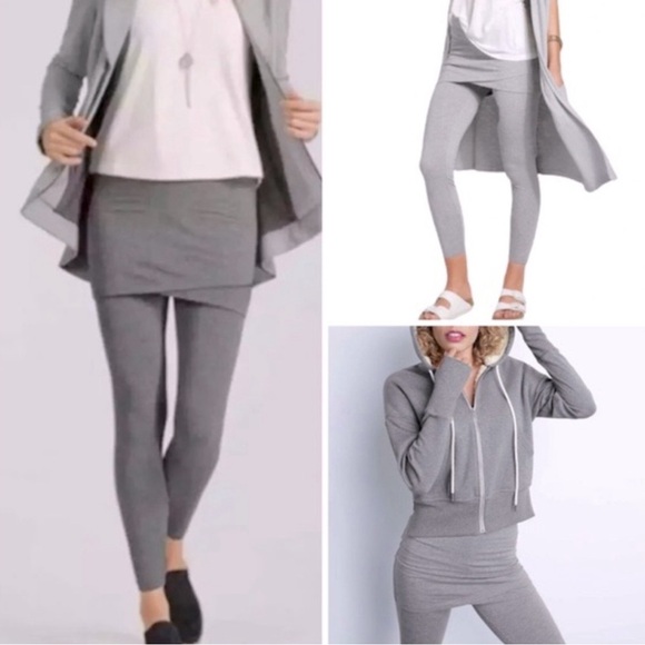 Cabi | M'Leggings Skirt Gray Style #5318 Sz L - Picture 2 of 12